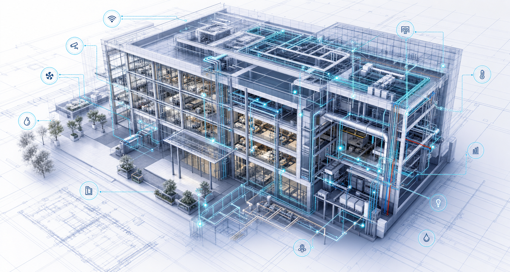 Smart Building Division Revit BIM visualization